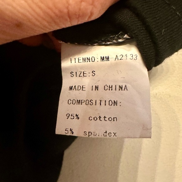 Y2K Vibes Muy Muy Denim Butterfly w/ Rhinestone Embellishments Black T Small - Picture 4 of 6